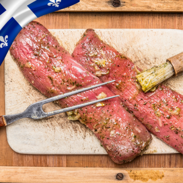 Filet de porc mariné
