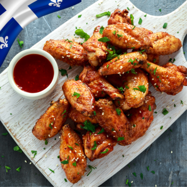 Ailes de poulet cuites