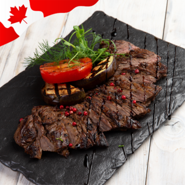 Bavette de bœuf Marinée aux tomates et basilic