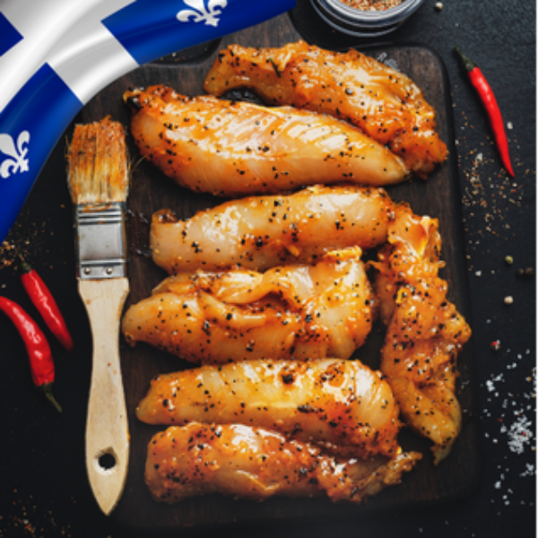 Poitrine de poulet désossée BBQ Montréal